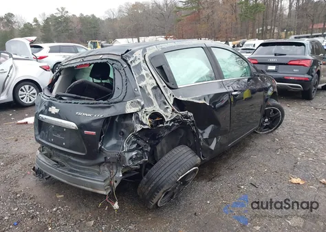 2014 Chevrolet Sonic Ltz Auto z USA, uszkodzony, nr VIN 1G1JE6SB6E4139419